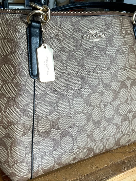 Coach Handbags - Coach Signature Canvas Ava Tote